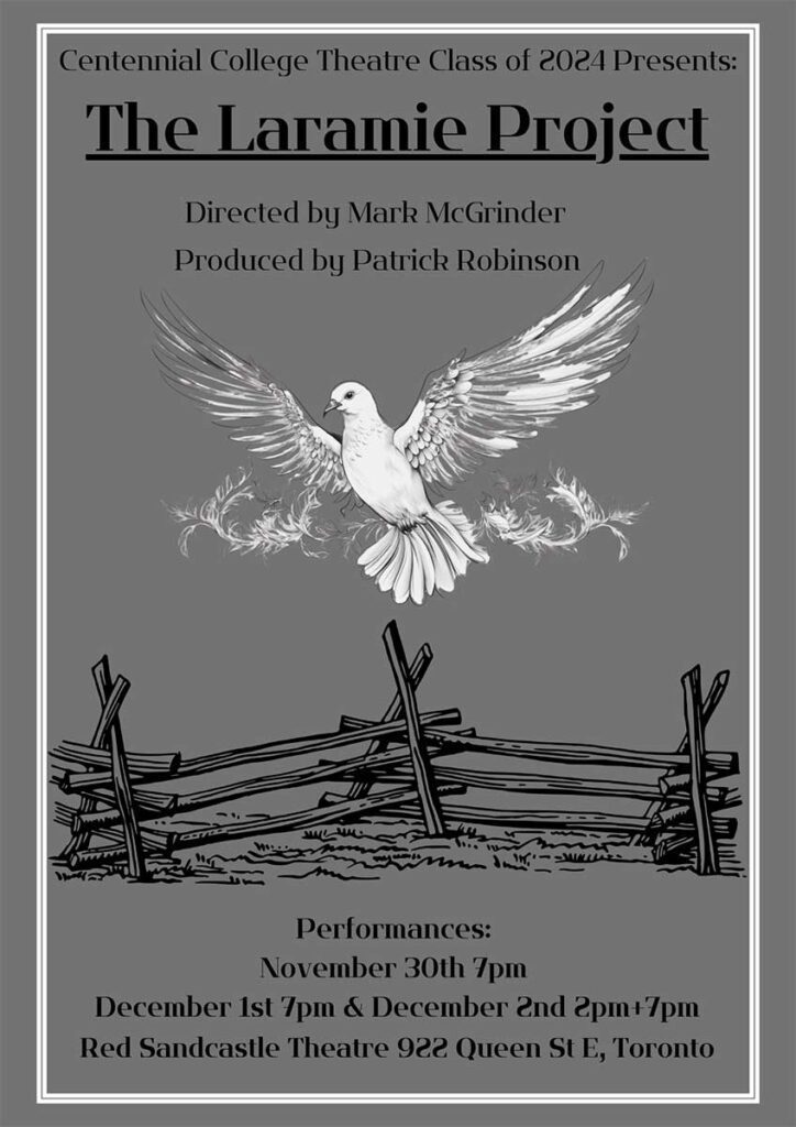 The Laramie Project performance poster